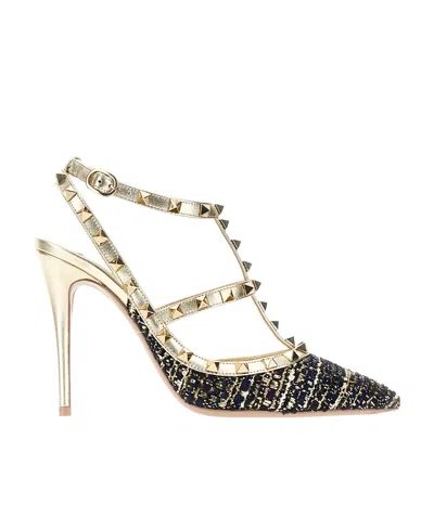 VALENTINO GARAVANI VALENTINO	GARAVANI ROCKSTUD HEELED PUMPS