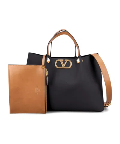 Valentino Garavani Valentino Garavani Rockstud Medium Tote Bag In Black