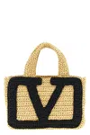 Valentino Garavani Vivasuperstar Small Shopping Bag In Yellow
