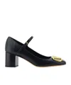 Valentino Mary Jane Vlogo Signature T. 60 Vi In Black