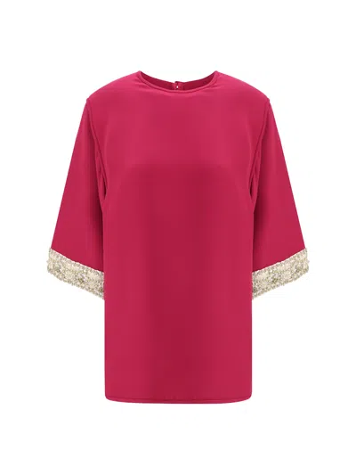 Valentino S Jewel Top In Pink