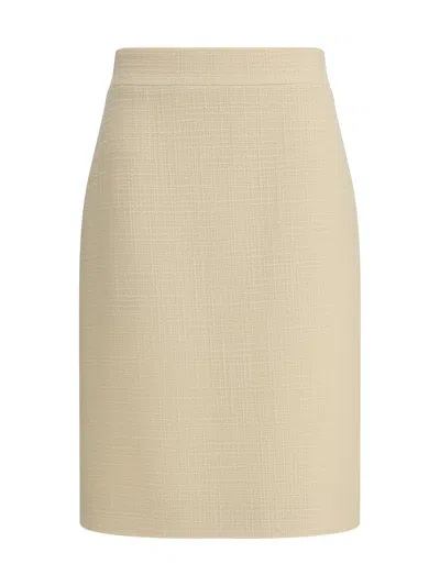 VALENTINO VALENTINO	STRAIGHT HEM TWEED SKIRT