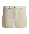 Valentino Garavani Vgold Shorts Bermuda And Short Beige In White