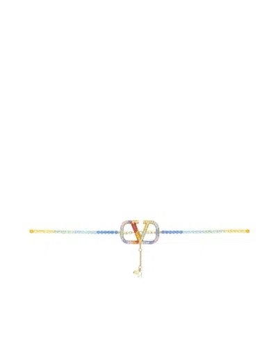 VALENTINO GARAVANI VALENTINO	VLOGO SIGNATURE EMBELLISHED BELT