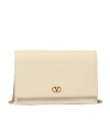 Valentino Garavani Vlogo Chain Shoulder Bag In White