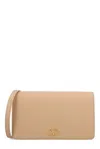 Valentino Womens Rose Sand Vlogo Signature Leather Mini Shoulder Bag In Brown
