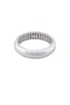 Valére Domed Small Bangle Bracelet In Silver