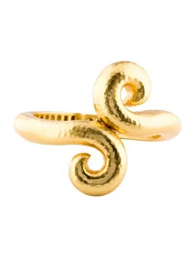 Pre-owned Valére Hammered Cuff Bracelet, 9.75" In Multi