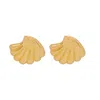 Valerie Chic Women's Gold Ariel Seashell Stud Earrings