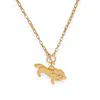 Valerie Chic Women's Gold Lion Origami Necklace