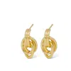 Valerie Chic Women's Gold Rings Triple Stud Earrings