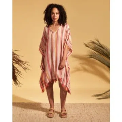 Valerie Khalfon Kronos Kaftan In Pink