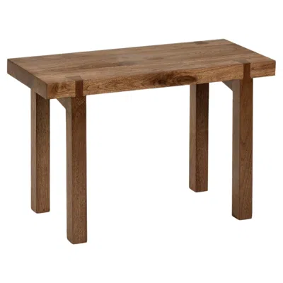 Pre-owned Valerie Objects Contemporary Bench In Walnut 'solid' By Atelier 365 X , Small In Brown