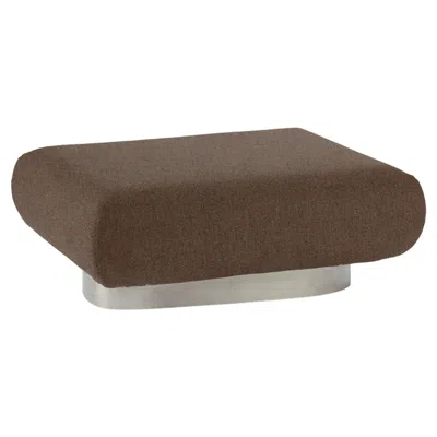 Pre-owned Valerie Objects Contemporary Ottoman 'assemble' By Destroyers/builders, Sevo Rust In Brown