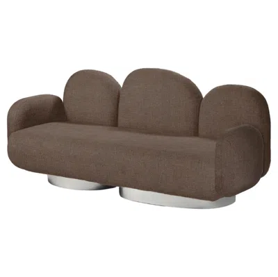 Pre-owned Valerie Objects Contemporary Sofa 'assemble' By Destroyers/builders, 2 Seaters + 2 Armrests In Brown