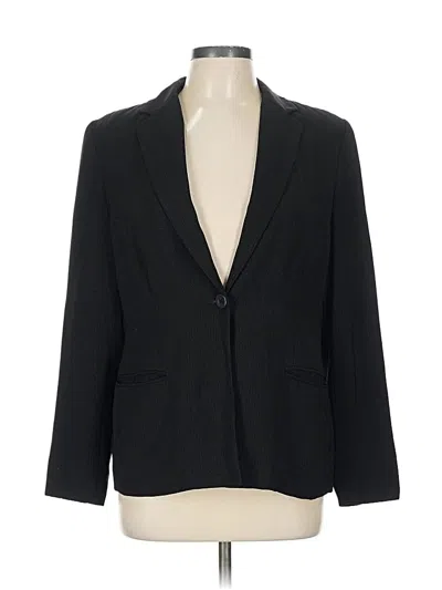 Pre-owned Valerie Stevens Blazer Jacket In Black