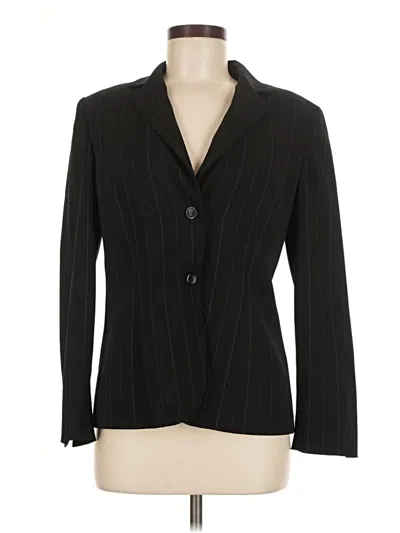 Pre-owned Valerie Stevens Blazer Jacket In Black
