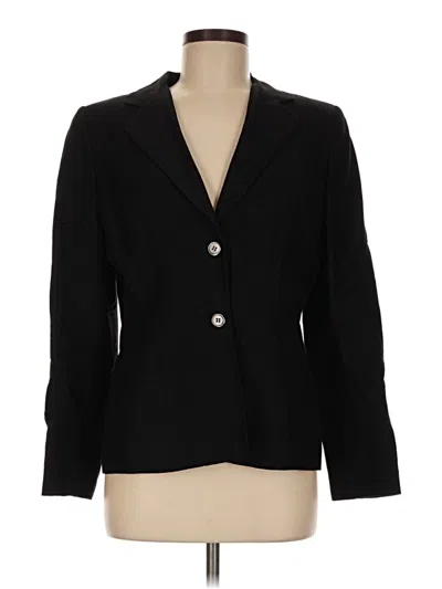 Pre-owned Valerie Stevens Blazer Jacket In Black