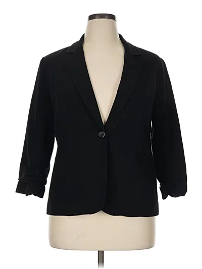 Pre-owned Valerie Stevens Blazer Jacket In Black