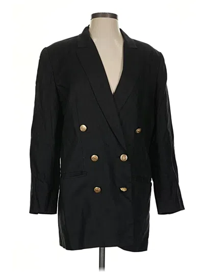 Pre-owned Valerie Stevens Blazer Jacket In Black