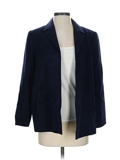 Pre-owned Valerie Stevens Blazer Jacket In Blue