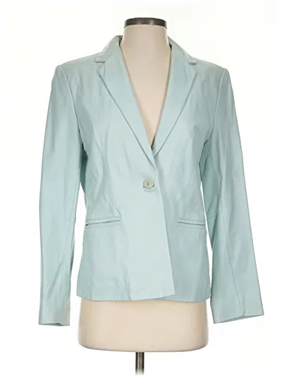 Pre-owned Valerie Stevens Blazer Jacket In Teal