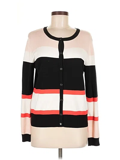 Pre-owned Valerie Stevens Cardigan Sweater In Black