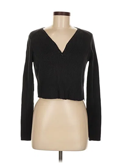 Pre-owned Valerie Stevens Cardigan Sweater In Black