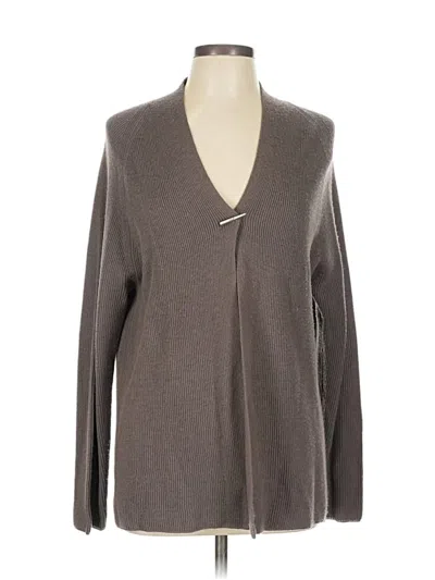 Pre-owned Valerie Stevens Cardigan Sweater In Brown