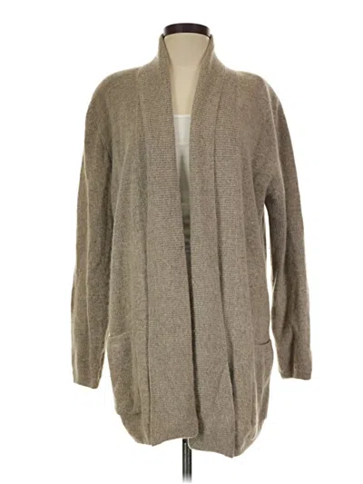 Pre-owned Valerie Stevens Cardigan Sweater In Tan