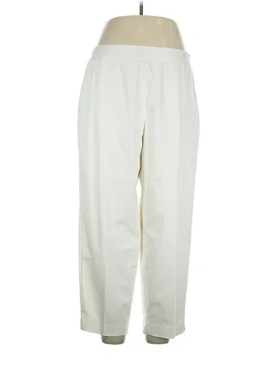 Pre-owned Valerie Stevens Casual Pants In Ivory