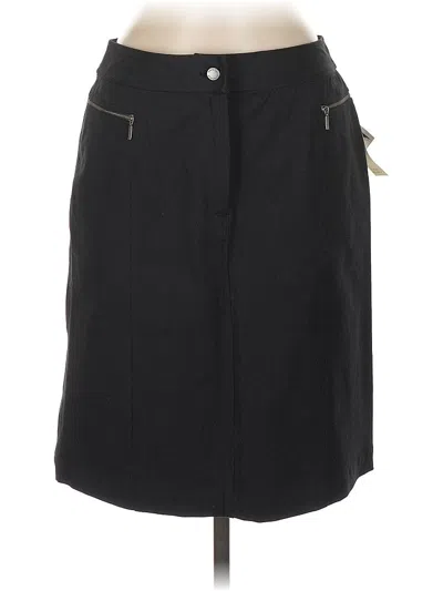 Pre-owned Valerie Stevens Casual Skirt In Black