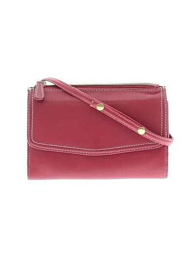 Pre-owned Valerie Stevens Crossbody Bag In Red