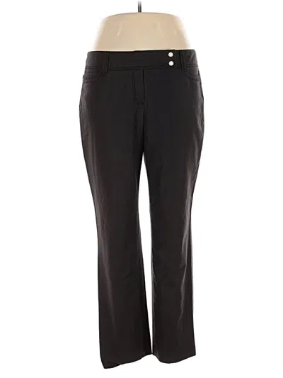 Pre-owned Valerie Stevens Dress Pants In Black