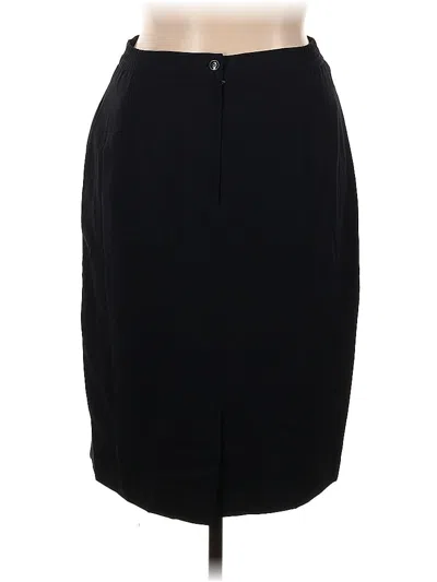 Pre-owned Valerie Stevens Formal Skirt In Black