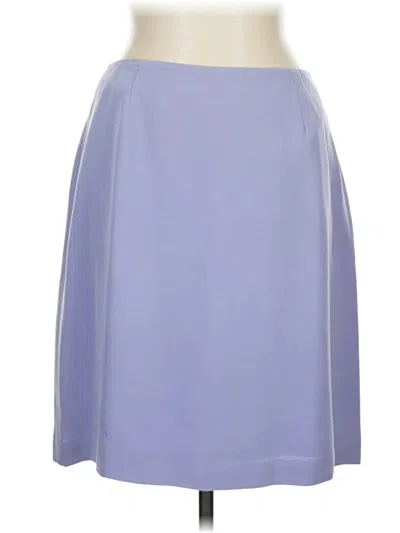 Pre-owned Valerie Stevens Formal Skirt In Blue