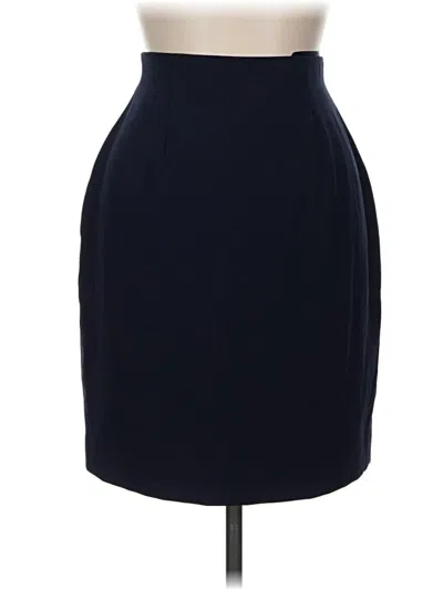 Pre-owned Valerie Stevens Formal Skirt In Blue