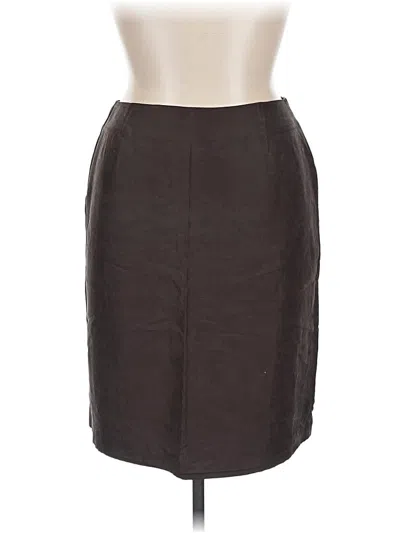 Pre-owned Valerie Stevens Formal Skirt In Brown