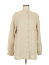 Valerie Stevens Long Sleeve Button Down Shirt In Neutral