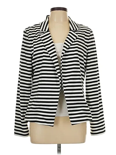 Pre-owned Valerie Stevens Long Sleeve Top Black Cowl Neck Tops
