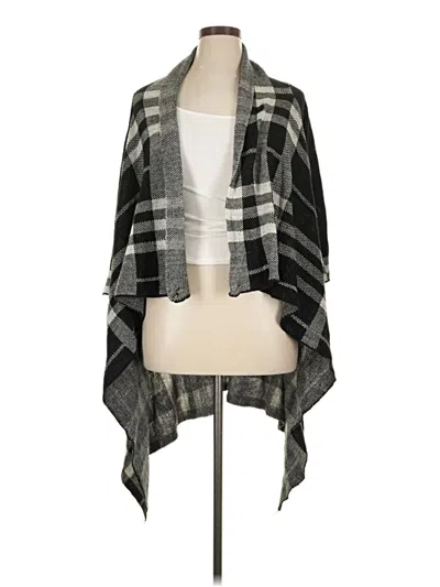 Pre-owned Valerie Stevens Poncho In Gray