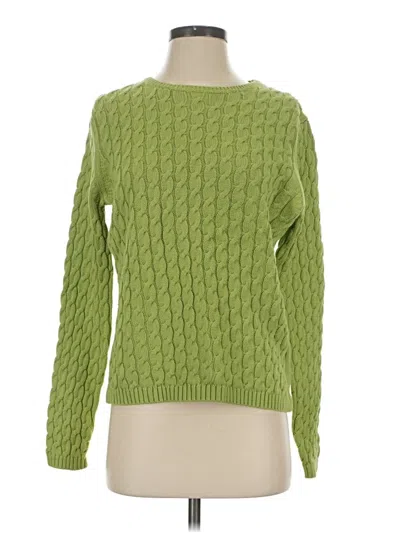 Pre-owned Valerie Stevens Pullover Sweater In Green