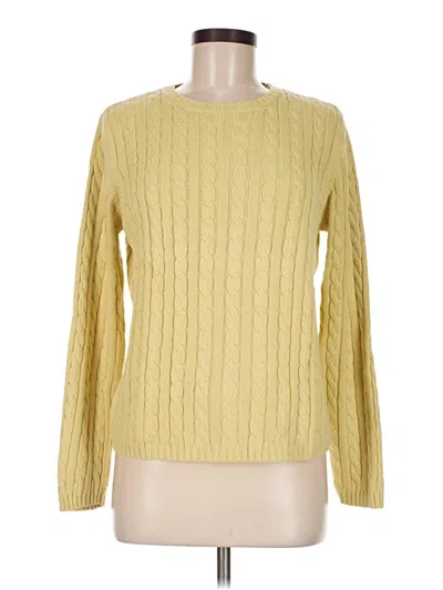 Pre-owned Valerie Stevens Pullover Sweater In Yellow