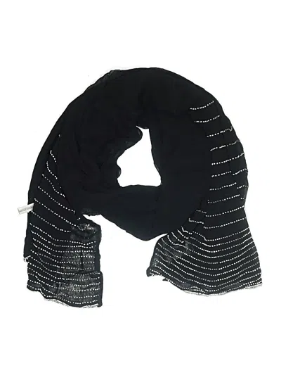 Pre-owned Valerie Stevens Scarf In Black