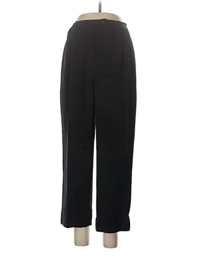 Pre-owned Valerie Stevens Silk Pants In Black