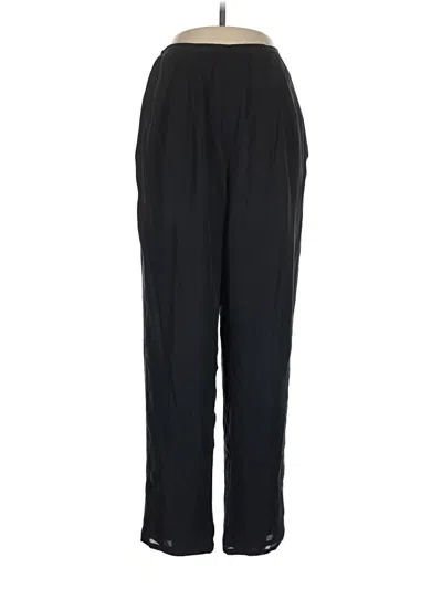 Pre-owned Valerie Stevens Silk Pants In Black