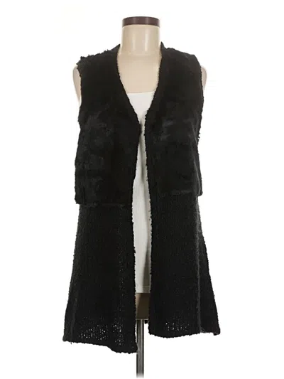 Pre-owned Valerie Stevens Sweater Vest In Black