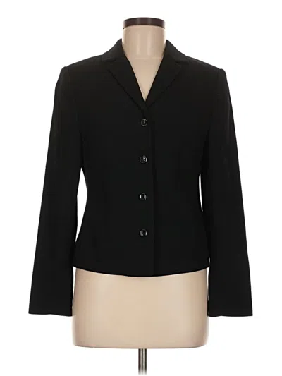 Pre-owned Valerie Stevens Wool Blazer Jacket In Black