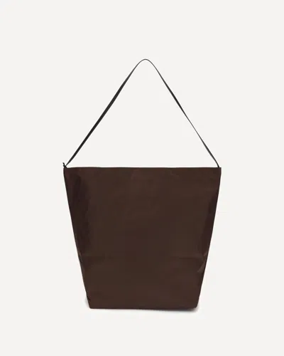 Valesque Nylon Bucket Bag In Brown