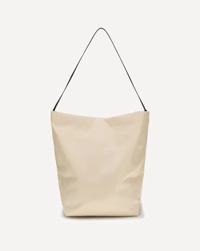 Valesque Nylon Bucket Bag In White